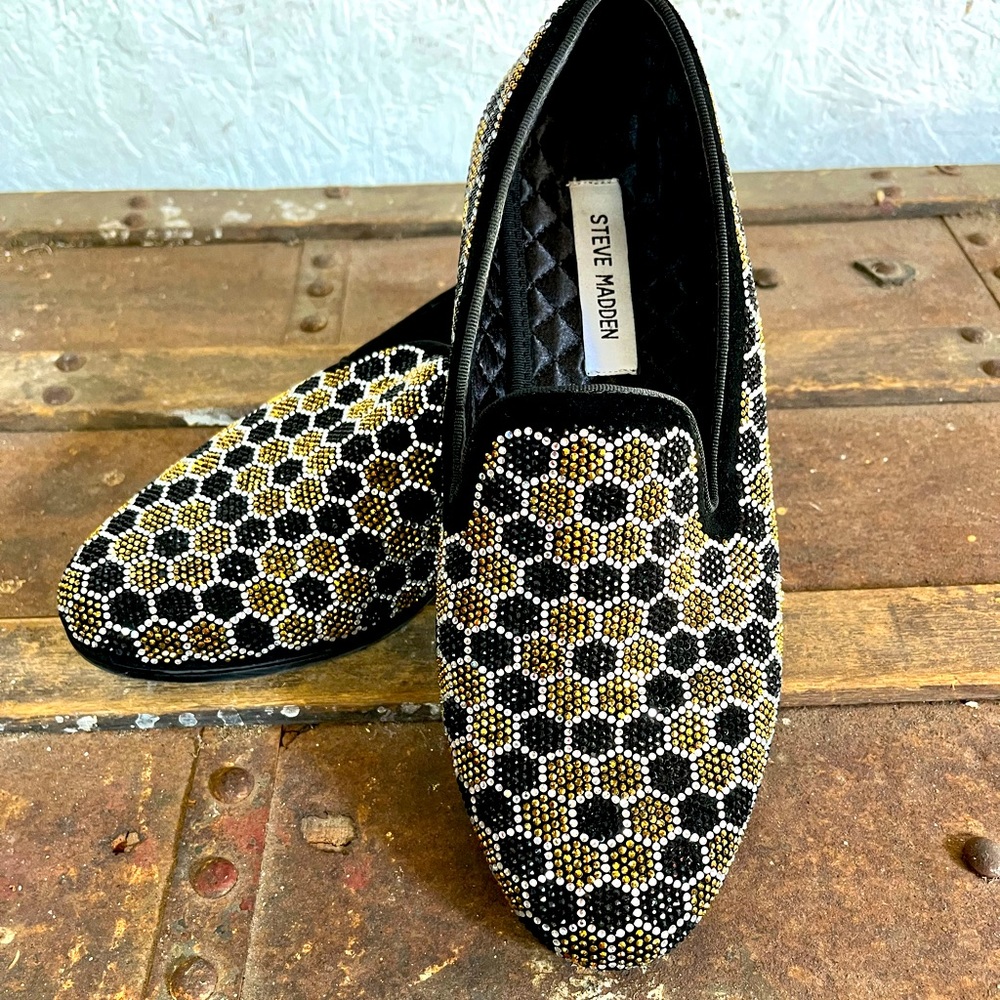 Steve Madden Bedazzled Loafers